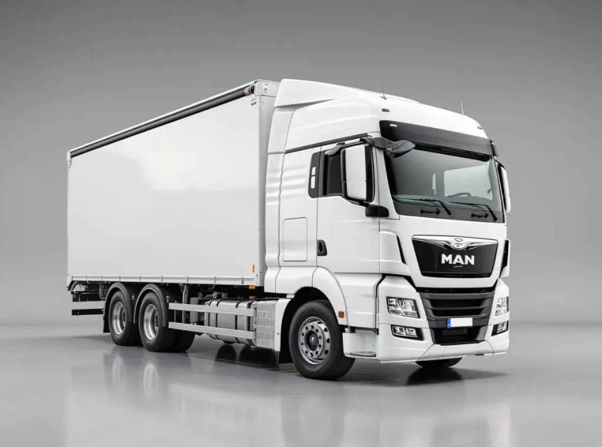 Ciężarówka na drodze